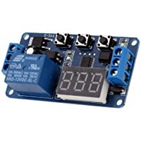 KKmoon Módulo de tiempo de retardo digital de automatización con pantalla LED y Temporizador de ciclo de relé de control…